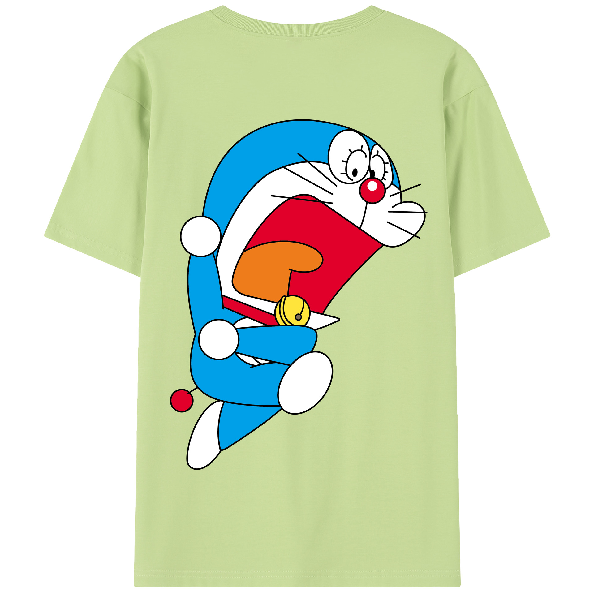 （画像用） ドラえもん Doraemon 綿100％半袖Tシャツ（背面プリント）